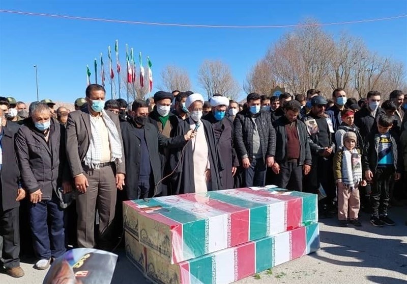 پیکر مطهر 8 شهید گمنام با حضور پرشور مردم در استان چهارمحال و بختیاری تشییع شد