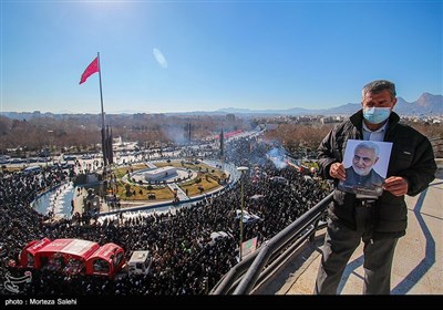 مراسم تشییع 25 شهید تازه تفحص شده - اصفهان
