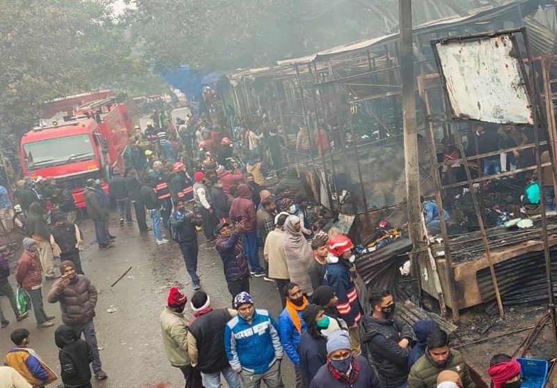 India: 80 Shops Gutted by Massive Fire in Delhi