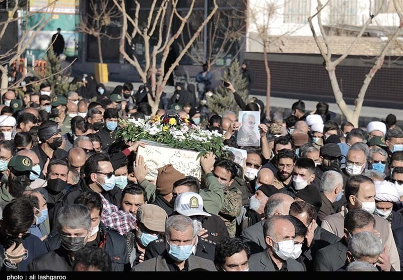 تشییع و تدفین شهدای گمنام در سمنان به روایت تصاویر