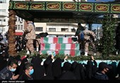 تشییع پیکر 150 شهید دوران دفاع مقدس در تهران - 3