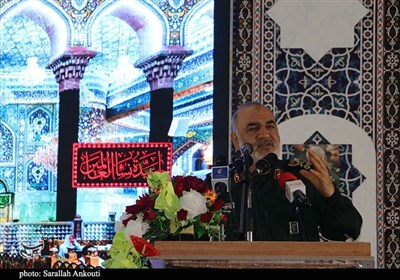  سرلشکر سلامی: در تشییع شهدای مقاومت بی‌نظیرترین رویداد عاطفی عالم شکل گرفت/ ‌شعله‌های عشق حاج قاسم ‌خاموش نمی‌شود 