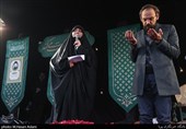 سخنرانی دختر شهید سیدمرتضی رضا قدیری در تجمع عزاداران فاطمی در میدان شهید طهرانی مقدم