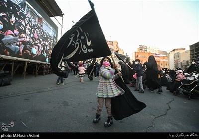 تجمع عزاداران فاطمی در میدان شهید طهرانی مقدم