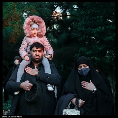 تجمع عزاداران فاطمی در میدان شهید طهرانی مقدم