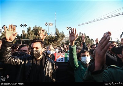 تجمع عزاداران فاطمی در میدان شهید طهرانی مقدم