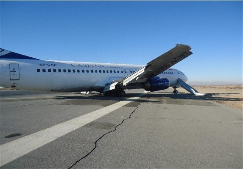 گزارش سازمان هواپیمایی درباره سانحه بوئینگ کاسپین؛ تعجیل مسافران در خروج باعث مصدومیت 9 نفر شد
