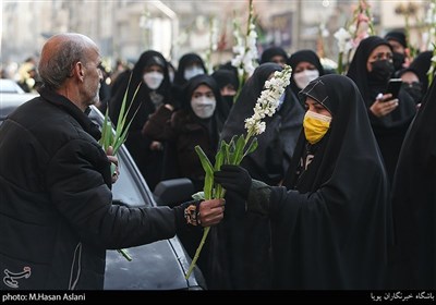  تشییع پیکر دو شهید گمنام دوران هشت سال دفاع مقدس