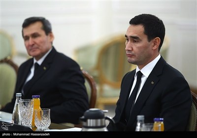 دیدار سردار بردی محمداف معاون رئیس جمهور ترکمنستان با امیر عبداللهیان