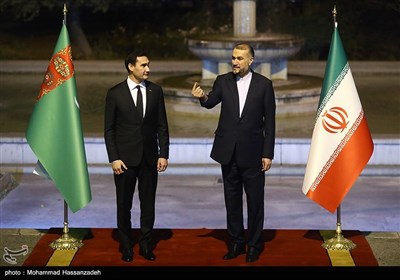 دیدار معاون رئیس جمهور ترکمنستان با امیر عبداللهیان