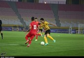 لیگ برتر فوتبال| تساوی سپاهان و فولاد در 45 دقیقه‌ نخست