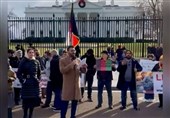معترضان در برابر کاخ سفید: به قحطی در افغانستان پایان دهید