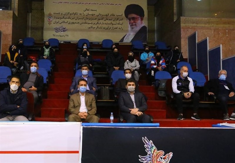 لیگ برتر تکواندو| حضور سرپرست فدراسیون در سالن مسابقات