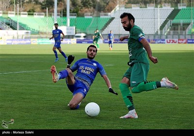دیدار تیم های فوتبال ذوب آهن اصفهان وگل گهرسیرجان