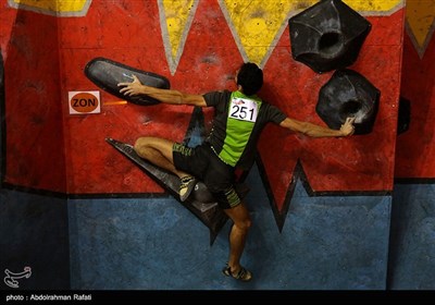 مسابقات سنگنوردی انتخابی جام فجر - همدان 