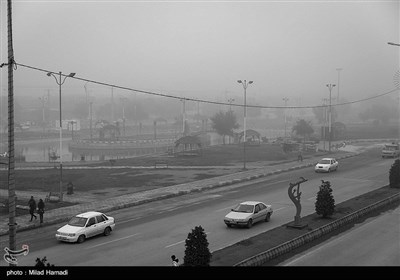 هوای مه آلود - خوزستان
