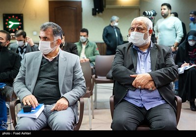 عباس توانگر قائم مقام خبرگزاری فارس در مراسم رونمایی از کتاب جنگ شناختی