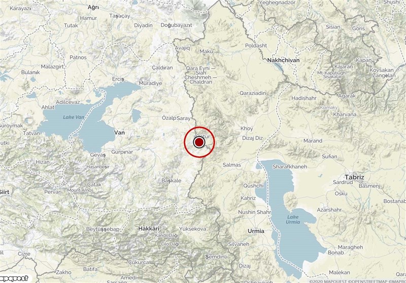 زلزله 4.6 ریشتری در وان ترکیه