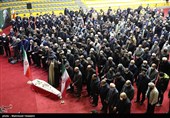 مراسم تشییع پیکر محمدرضا یزدانی‌خرم