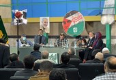 مراسم بررسی مکتب شهید سلیمانی با حضور فعالان رسانه ای بین المللی در مشهد مقدس برگزار شد+تصاویر
