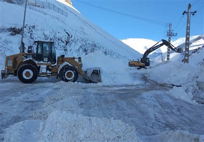 سقوط بهمن در گردنه ژالانه کردستان