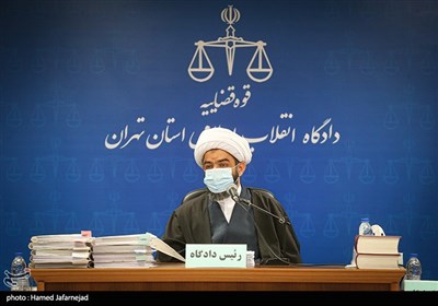 قاضی افشاری در اولین جلسه دادگاه حبیب فرج‌الله چعب ملقب به حبیب اسیود، سرکرده گروهک تروریستی حرکه النضال(گروهک تروریستی الاحوازیه)