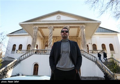پژمان بازغی در مراسم قرعه‌کشی چهلمین جشنواره فیلم فجر