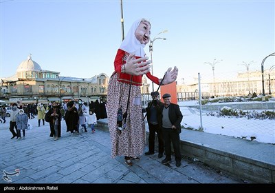 مراسم شادپیمائی عروسکهای غول پیکر- همدان