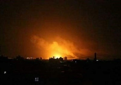  صنعاء تحت بمباران شدید ائتلاف سعودی 