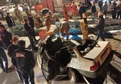 کشته شدن 2 سرنشین جوان پراید بر اثر تصادف شدید با کامیونت + تصاویر