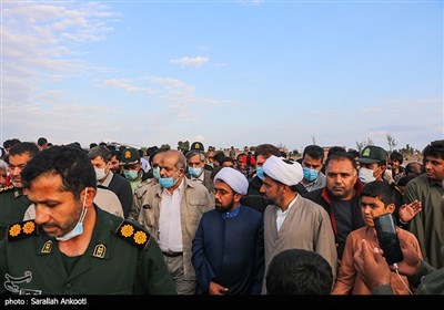بازدید احمد وحیدی وزیر کشور از مناطق سیلزده رودبار در جنوب استان کرمان