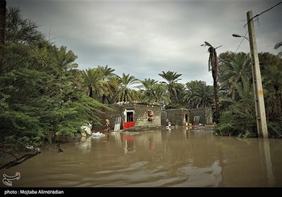 مناطق سیل زده استان هرمزگان شهرستان میناب