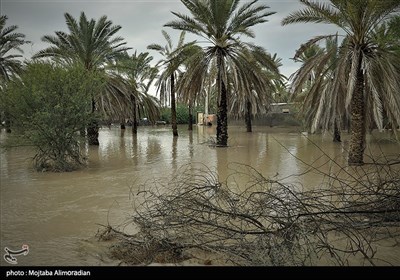 مناطق سیل زده استان هرمزگان شهرستان میناب