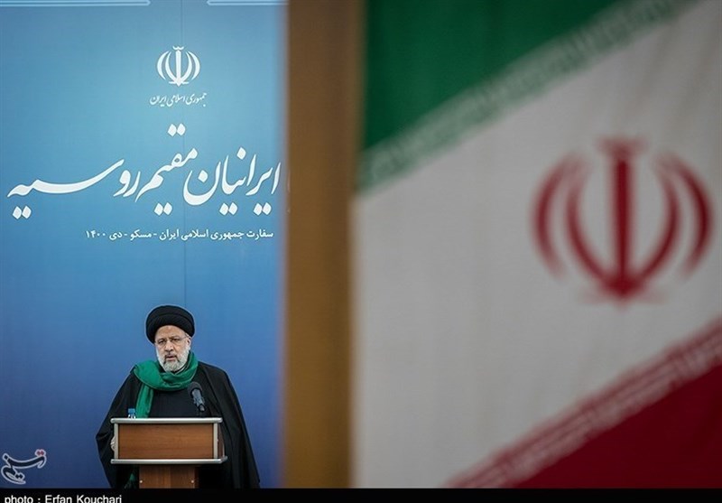 رئیسی : هناک ارادة جادة لازالة العقبات امام تعزیز التعاون بین طهران وموسکو