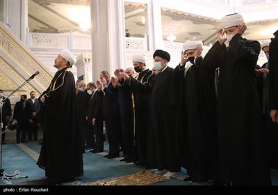 حضور و سخنرانی رئیس جمهور در مسجد جامع مسکو