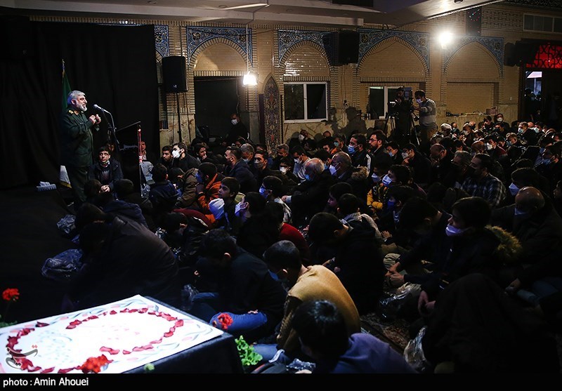 سخنرانی سردار بادفر در یادواره شهدای عملیات کربلای 5 در مسجد پنبه‌چی