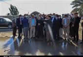 بازدید وزیر آموزش و پرورش از مدارس آسیب دیده از سیل جنوب استان کرمان به روایت تصویر