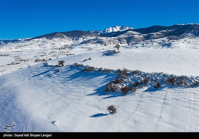 طبیعت برفی ارتفاعات مازندران 