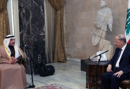دیدار وزیر خارجه کویت با میشل عون/ الصباح: حامل پیام کشورهای عربی هستم