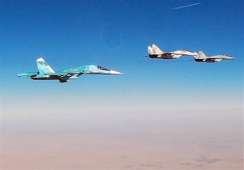 Syrian, Russian Warplanes Conduct Joint Air Patrol Mission along Golan Heights