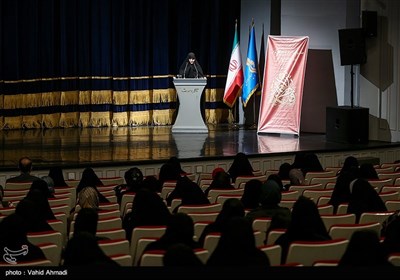 سخنرانی جمیله‌سادات علم‌الهدی همسر رئیس جمهور در مراسم بزرگداشت روز زن 