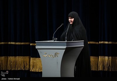 سخنرانی جمیله‌سادات علم‌الهدی همسر رئیس جمهور در مراسم بزرگداشت روز زن 