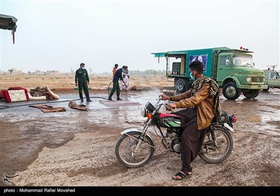 IRGC Provides Assistance to Flood Victims in Kerman