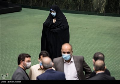 انسیه خزعلی در صحن علنی مجلس شورای اسلامی