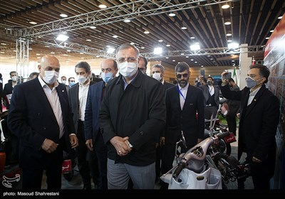 افتتاح نمایشگاه حمل ونقل پاک با حضور شهردار تهران