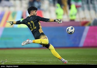 امیر عابدزاده دروازه‌بان تیم ملی فوتبال ایران