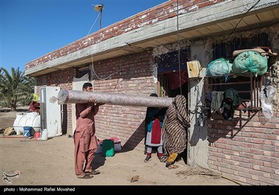 اهدای لوازم منزل و دام به سیل زدگان تحت پوشش کمیته امداد - کرمان