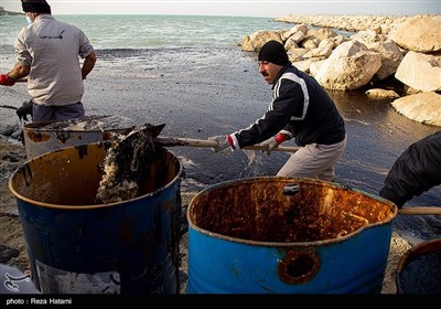 آلودگی نفتی جزیره خارگ‎