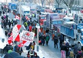تهدید پلیس کانادا به سرکوب اعتراضات رانندگان کامیون