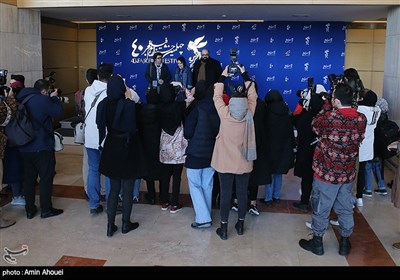حضور عوامل و بازیگران فیلم بیرو در اولین روز چهلمین جشنواره فیلم فجر